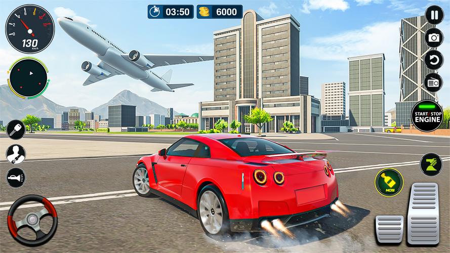 Flying Car Simulator: Car Game Tangkapan skrin 1