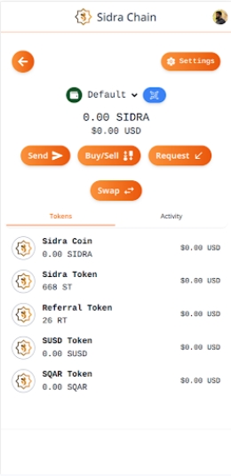 Sidra Chain应用截图第1张