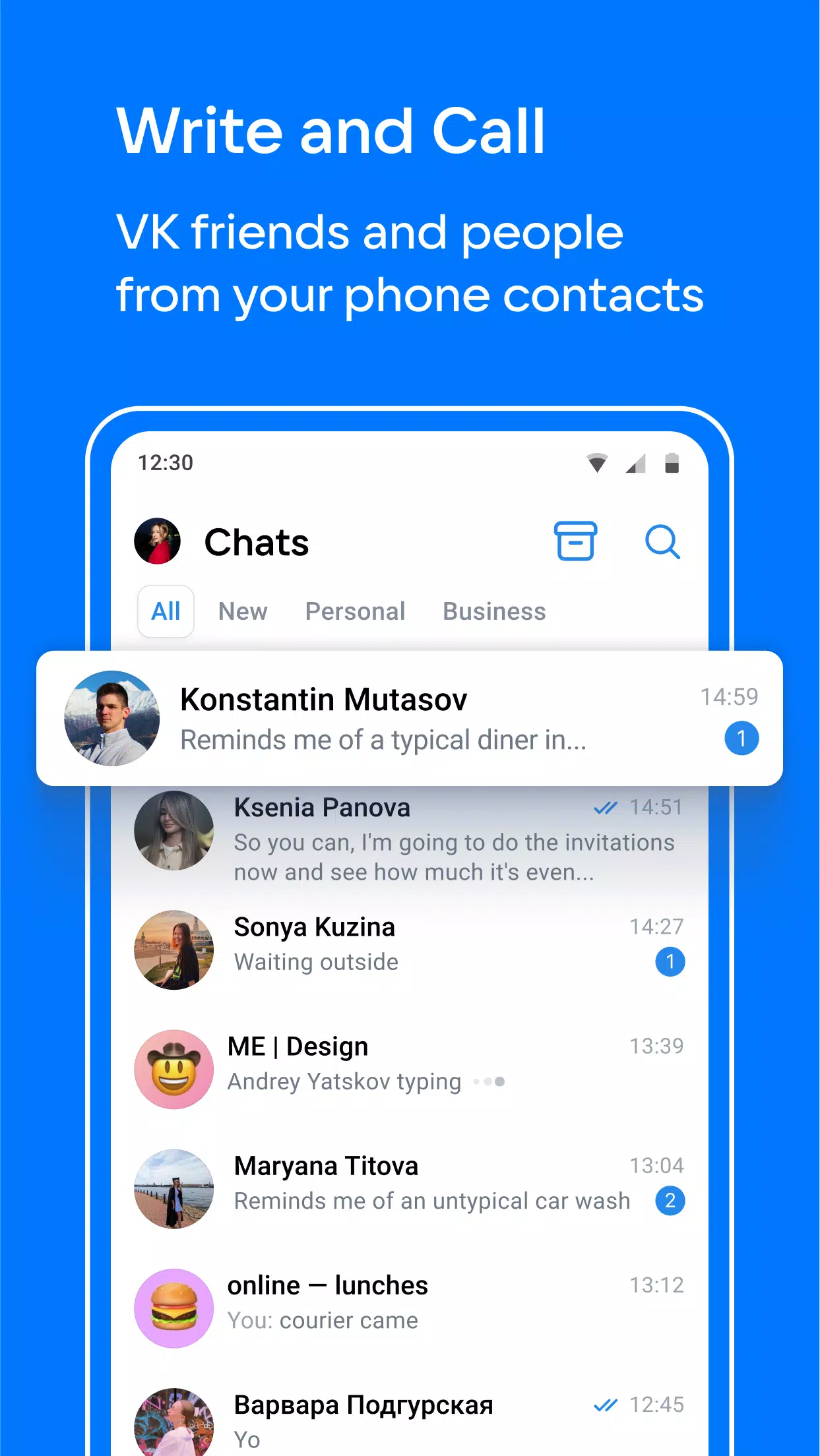 VK Messenger Zrzut ekranu 0