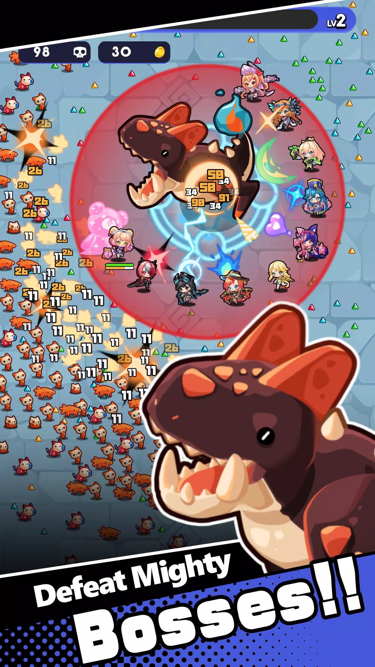 Schermata Hero io : RPG Survivor 2