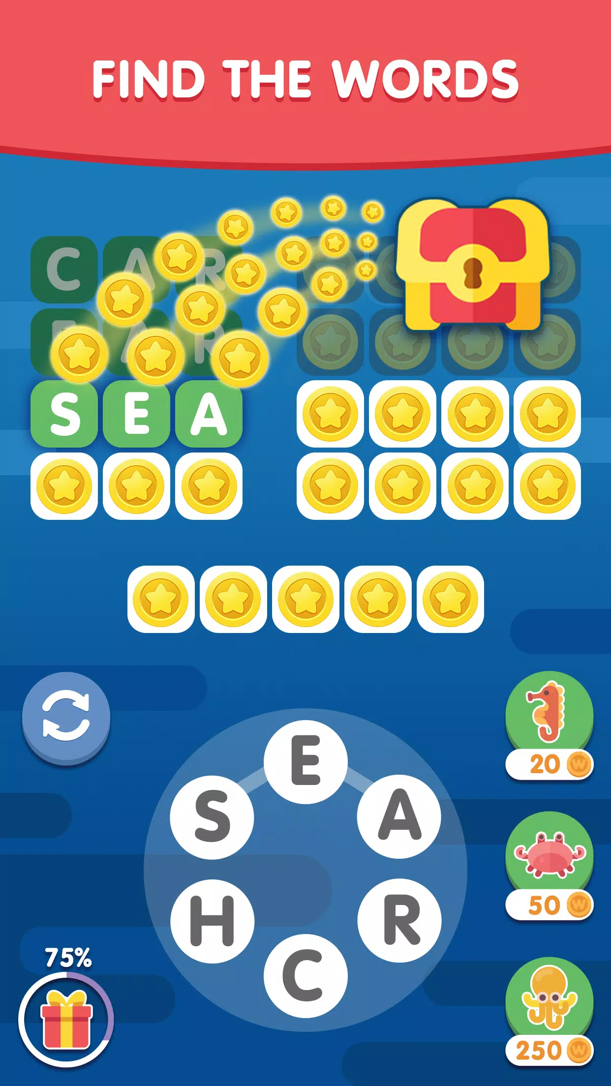 Word Search Sea: Word Puzzle应用截图第0张