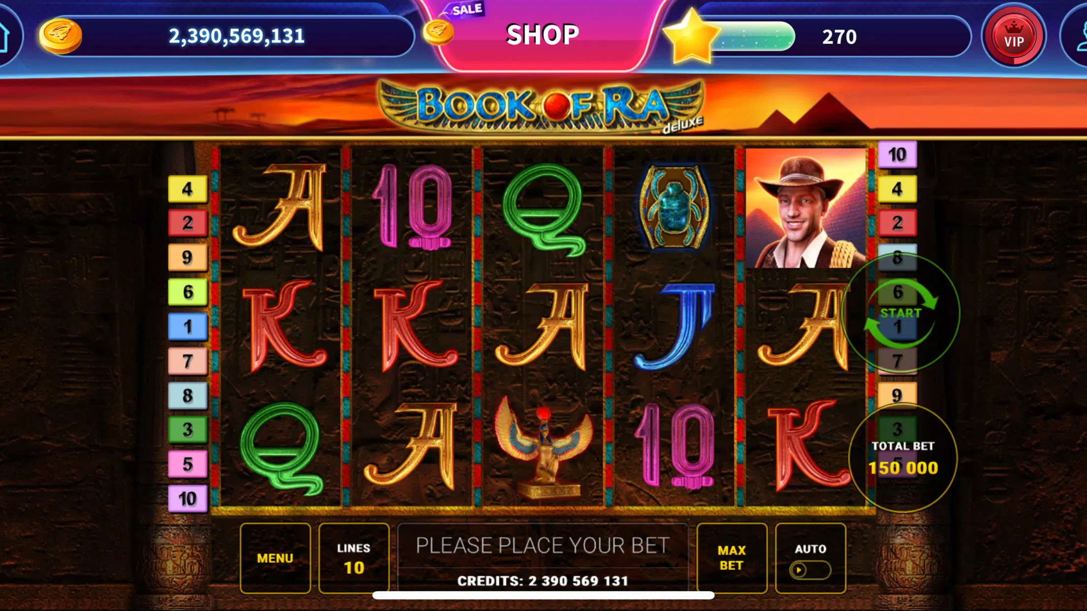 Book of Ra™ Deluxe Slot 螢幕截圖 0