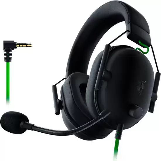 Razer - Blackshark V2 X Wired Gaming Headset voor pc, PS5, PS4, Switch, Xbox X | S en Xbox One - Black