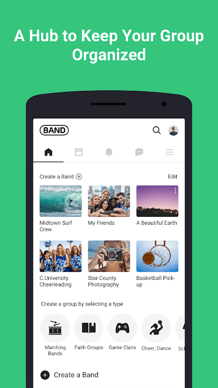 BAND - App for all groups Screenshot 0