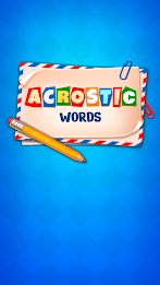 Acrostic Words: Crossword Game Ekran Görüntüsü 1