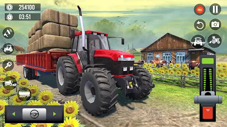 Super Tractor Farming Games ဖန်သားပြင်ဓာတ်ပုံ 2