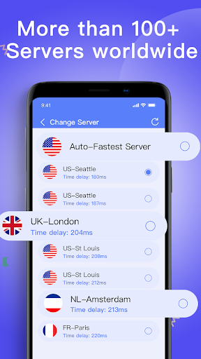 GeekNet - supervpn, secure Capture d'écran 1