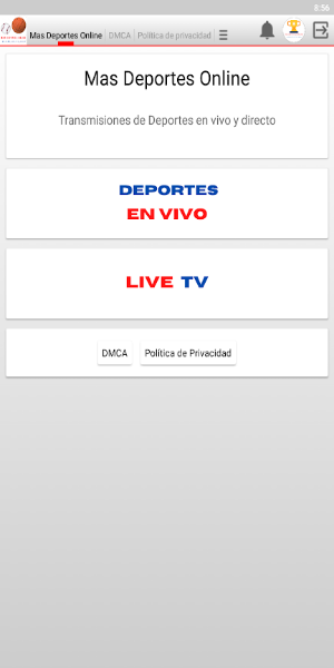 Mas Deportes Online Capture d'écran 1