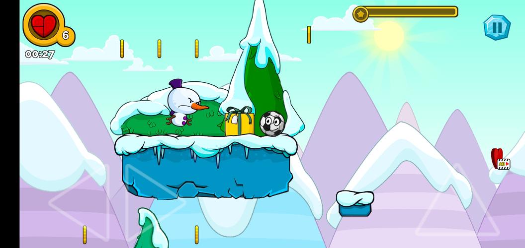 Runner ball 3: winter game Capture d'écran 2
