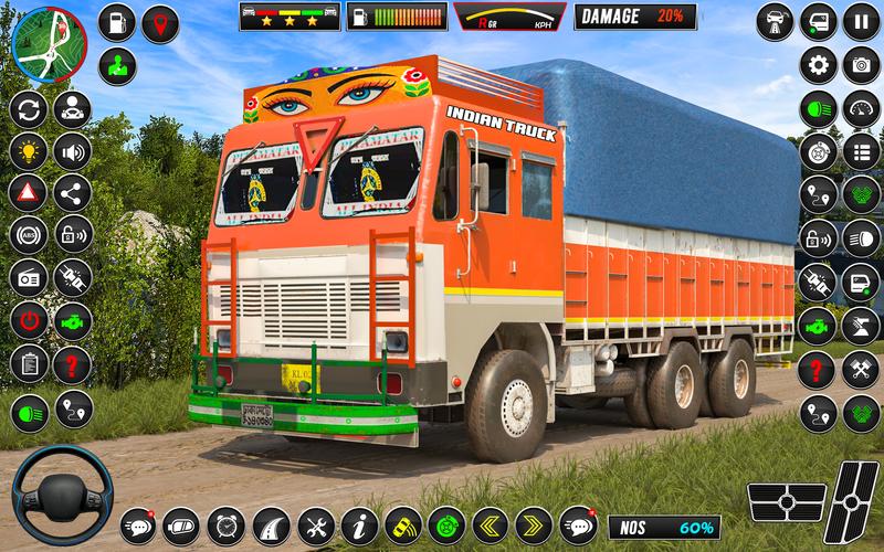 Indian Truck Game 3d Truck sim Capture d'écran 2