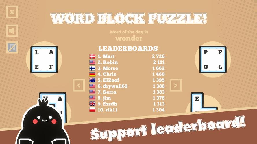 Word Block Puzzle Captura de tela 0
