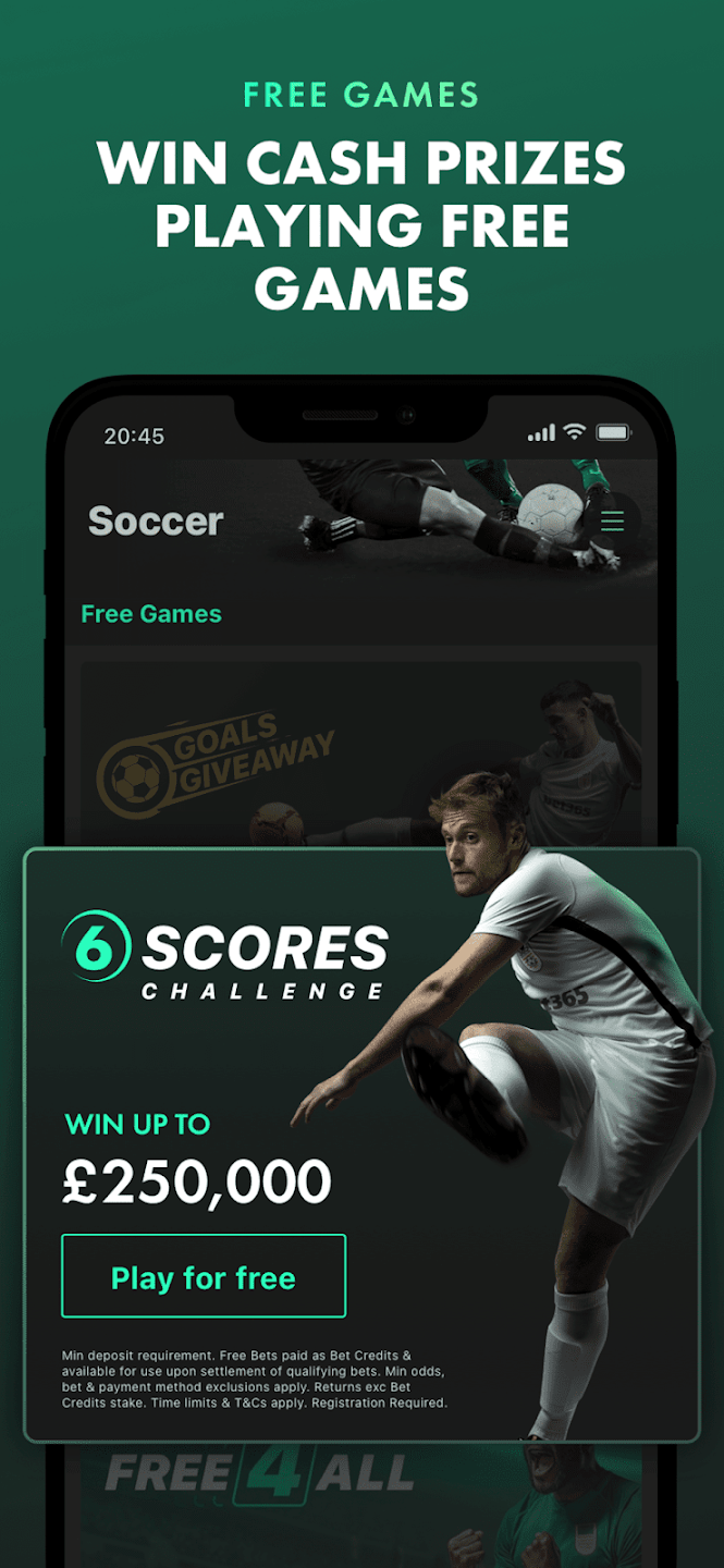 bet365 Sports Betting ဖန်သားပြင်ဓာတ်ပုံ 0