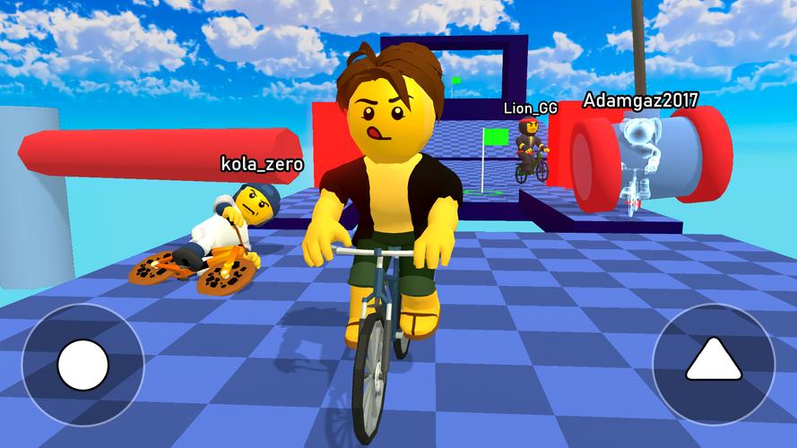 Obby bike: Parkour Adventure ภาพหน้าจอ 1