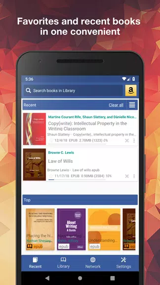 KReader kindle  read all books Captura de tela 0