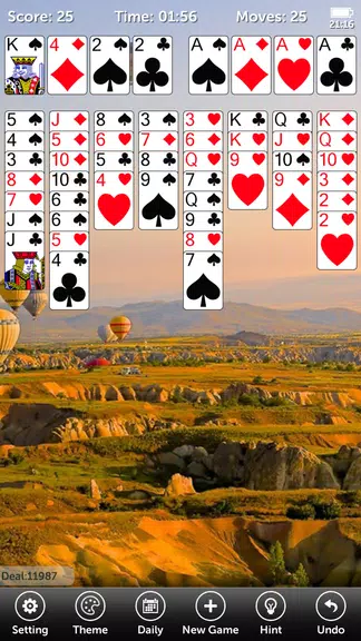 FreeCell Pro - No Wifi Schermafbeelding 2