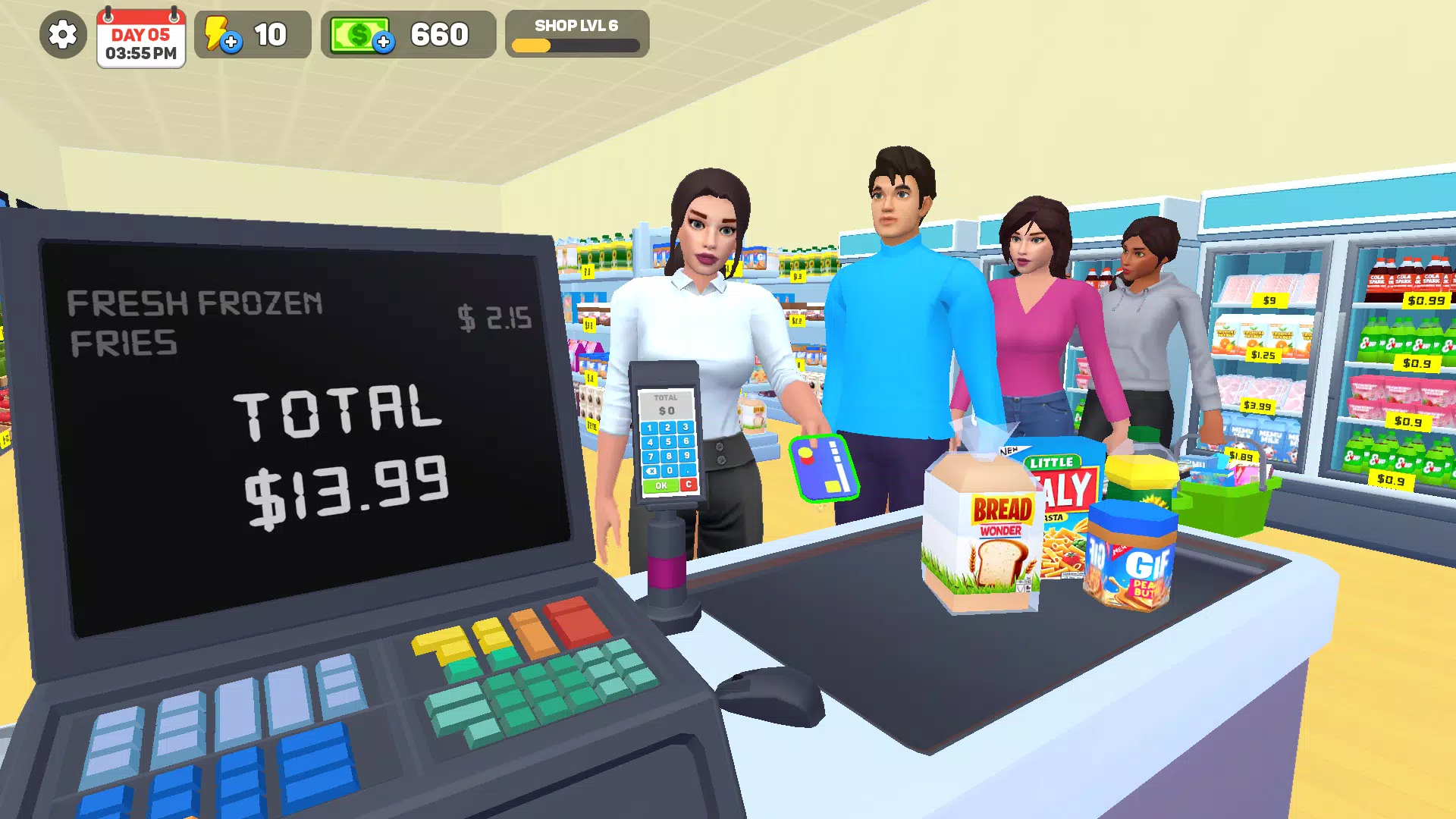My Supermarket Simulator 3D 스크린샷 1