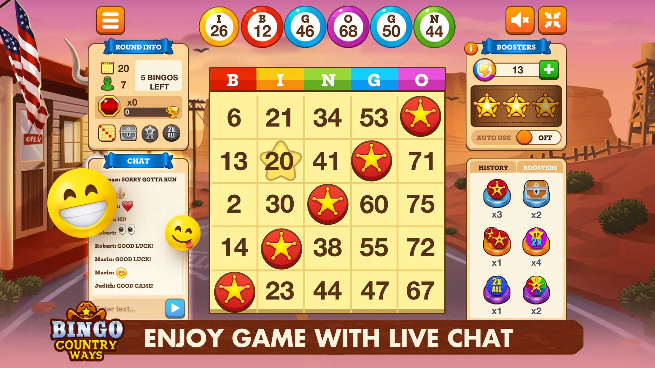 Bingo Country Ways Captura de pantalla 0
