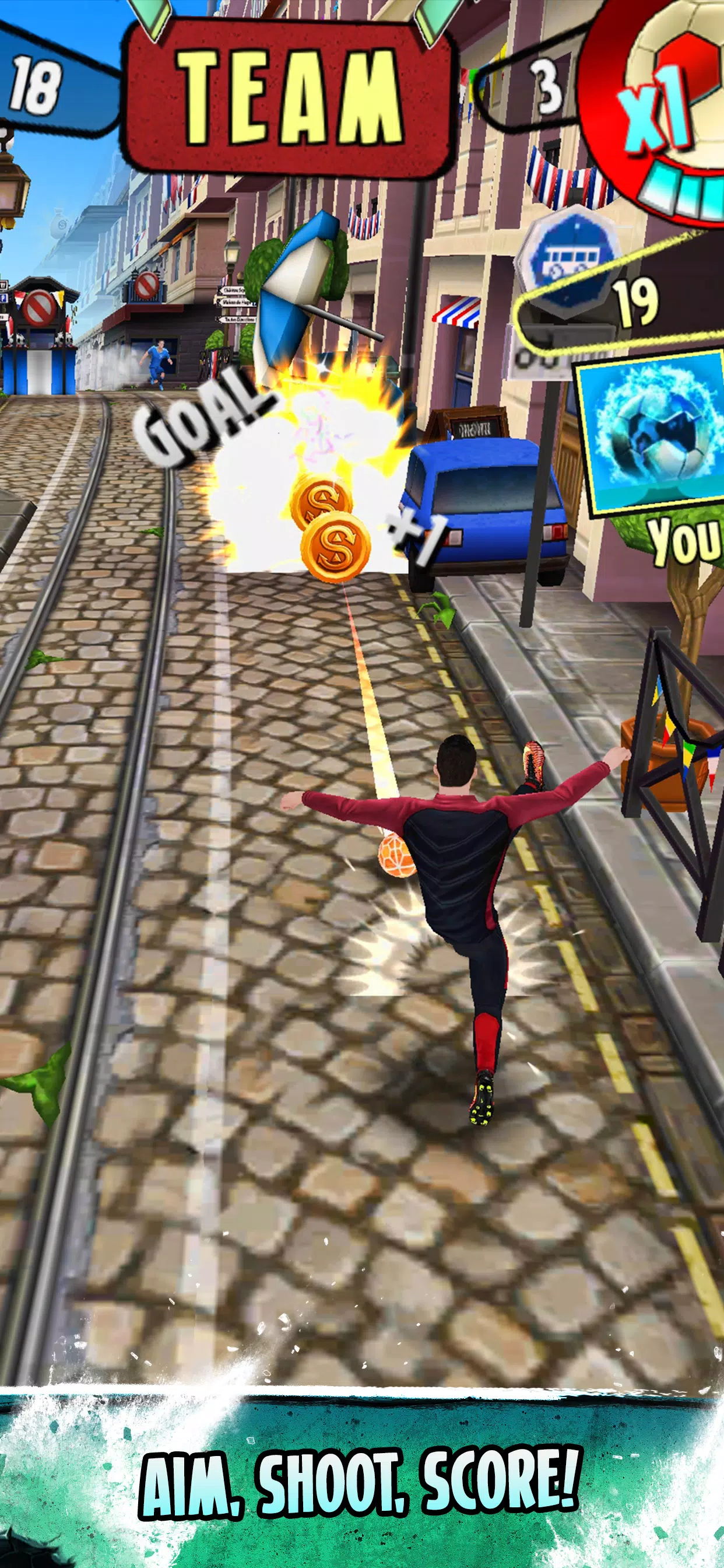 Ronaldo: Kick’n’Run Football Captura de tela 3