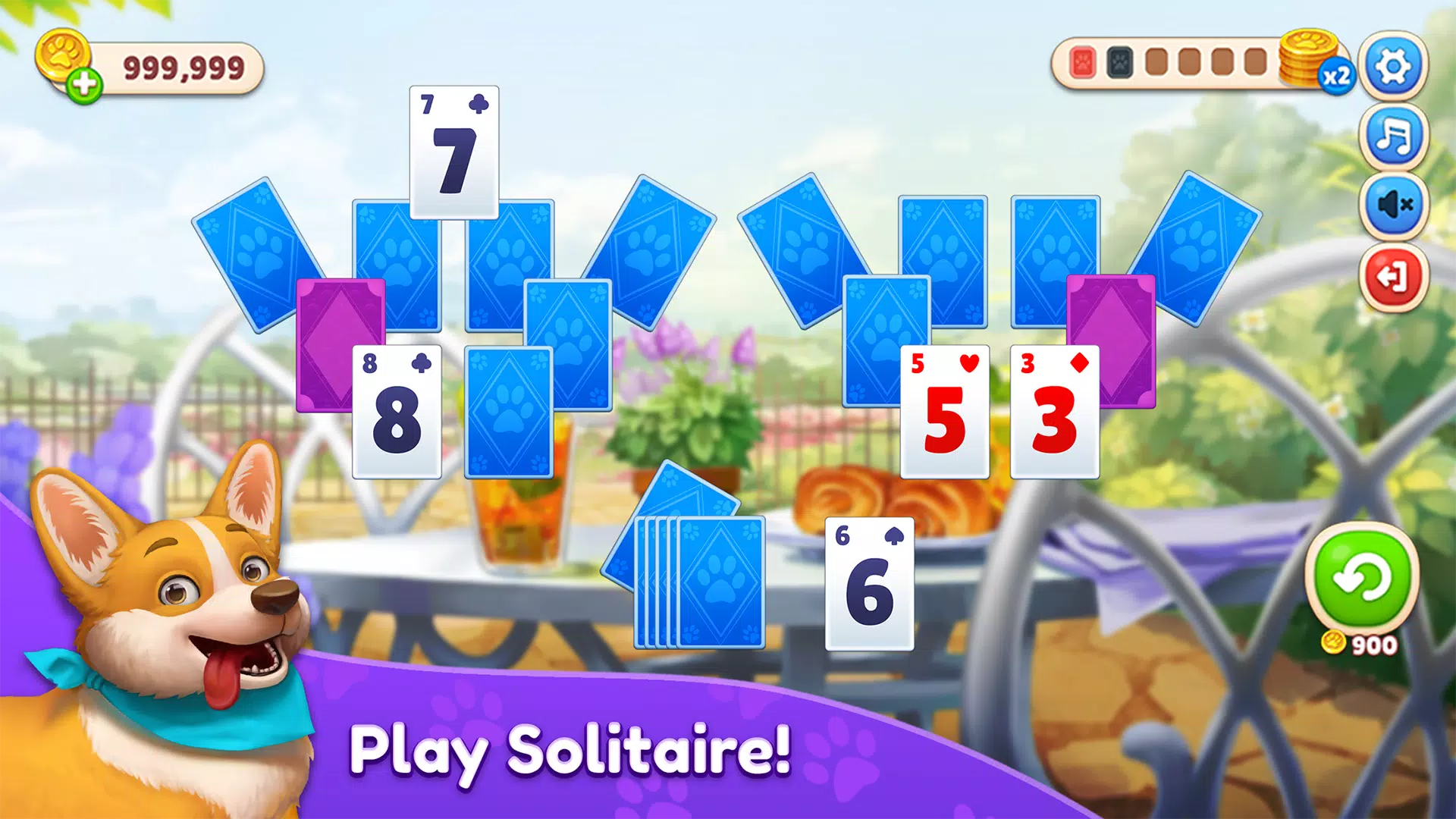 Piper's Pet Cafe - Solitaire Screenshot 1