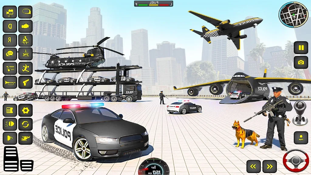 Police Truck Transport Game 스크린샷 1