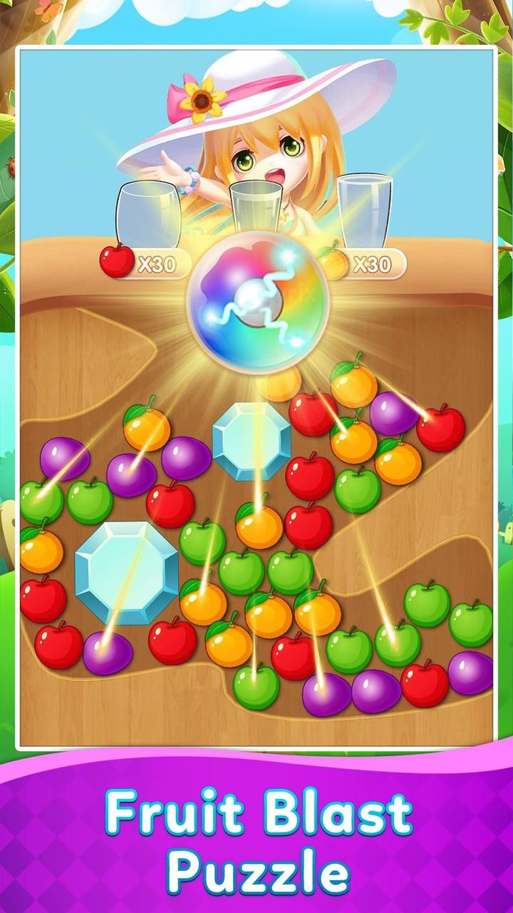 Fruit Blast Puzzle Tangkapan skrin 1