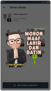 Stiker Lebaran Idul Fitri 2020 WAStickerApps Captura de pantalla 1