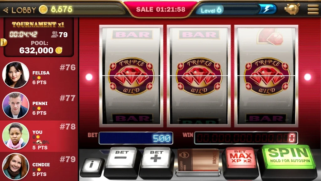 Slot Machine- Ruby Hall Casino 螢幕截圖 2