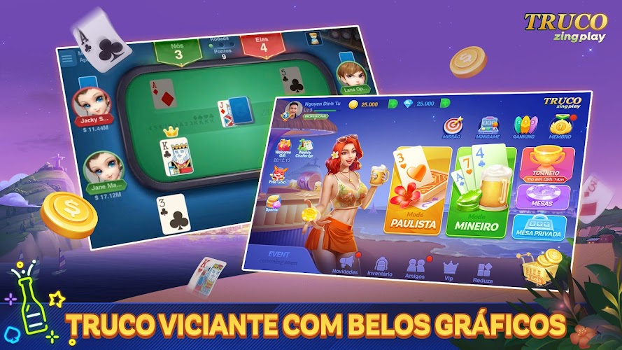 Truco ZingPlay: Jogo de cartas Captura de tela 2