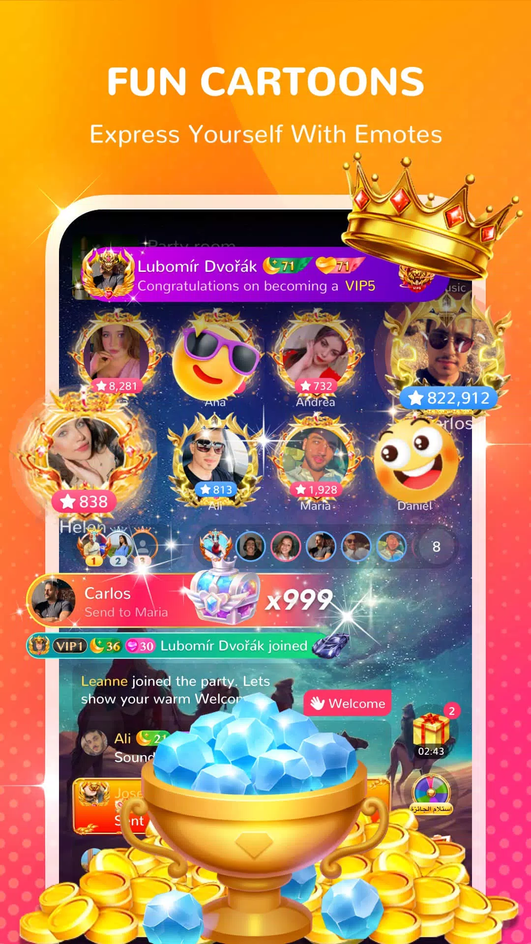 Honey Jar - Voice Chat & Party Screenshot 2