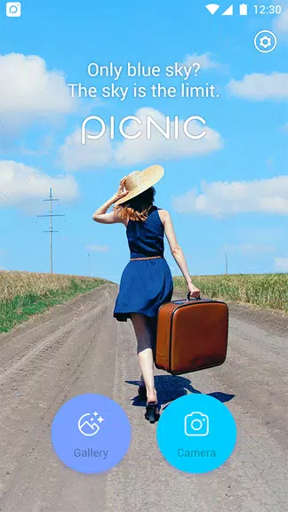 PICNIC 피크닉  - 맑은 하늘 필터 카메라 스크린샷 0
