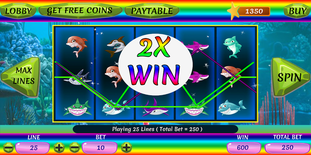 Shark Slots स्क्रीनशॉट 1