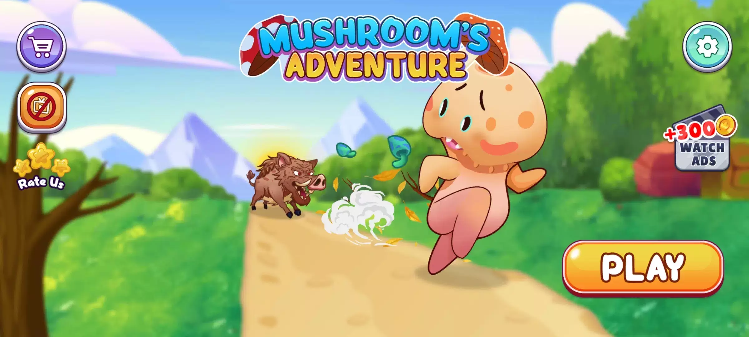 Mushroom war: Jungle Adventure Ekran Görüntüsü 0