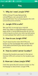 Jungle VPN Captura de tela 3