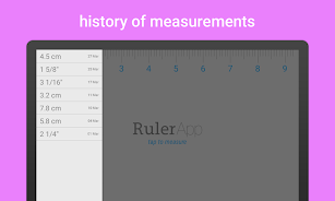 Ruler App: Measure centimeters Schermafbeelding 3