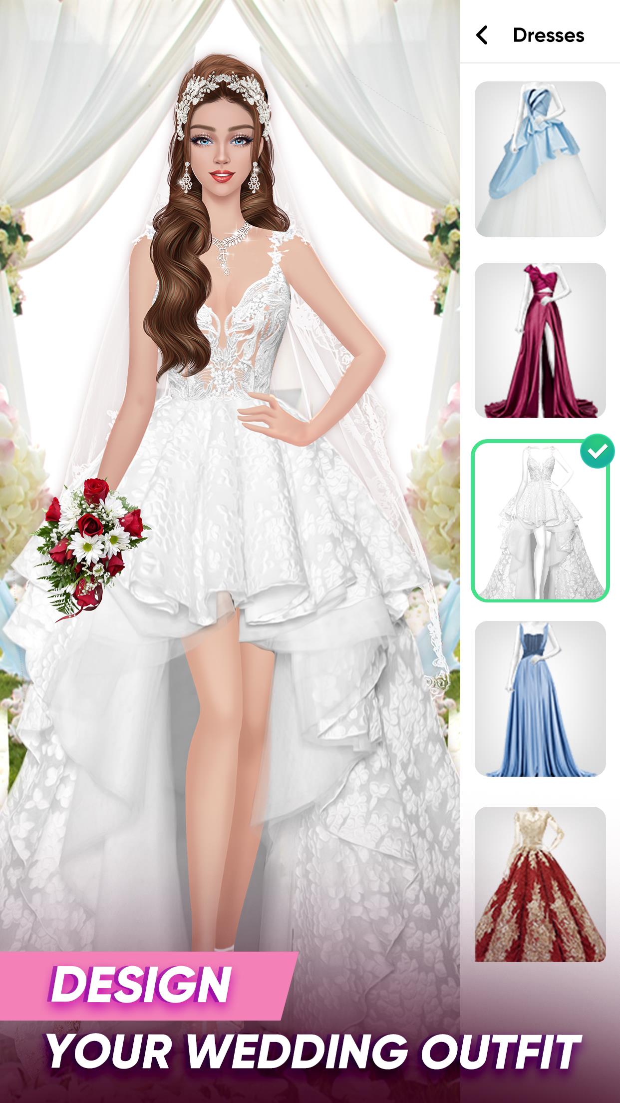 Wedding Dress Up Bridal Makeup Screenshot 2