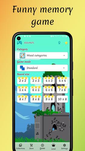 Cards Matching: memorize game Schermafbeelding 1