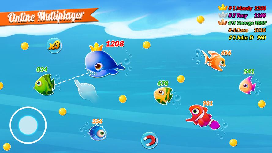 Fish.IO Fish Games Shark Games স্ক্রিনশট 1