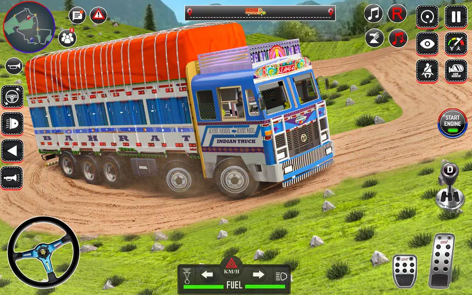 Cargo Truck Driving Games 3D Ekran Görüntüsü 1