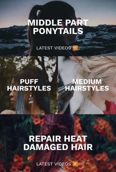 Hairstyles for your face Ekran Görüntüsü 1