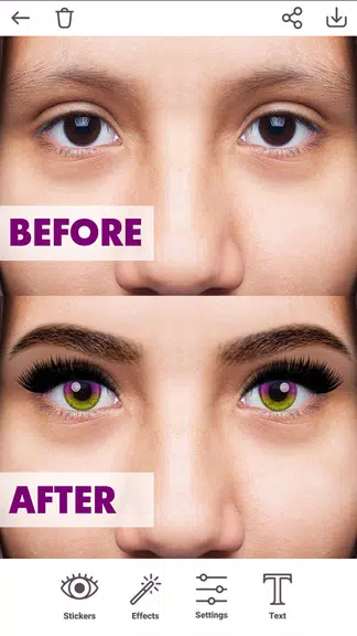 Eye Color Changer Captura de pantalla 2
