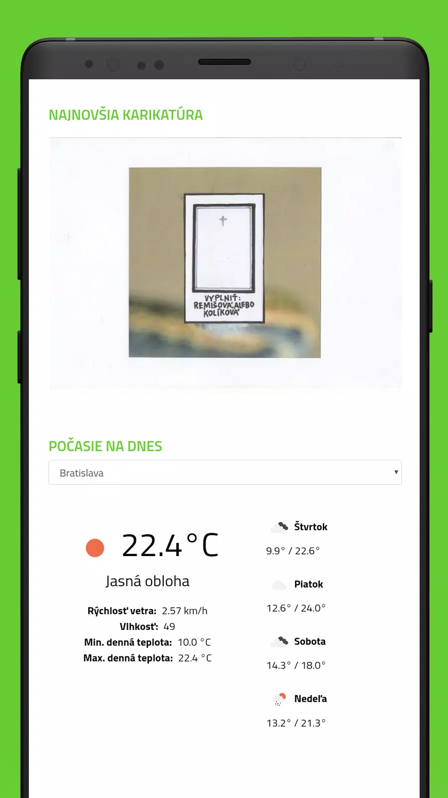 HLAVNÉ SPRÁVY应用截图第3张