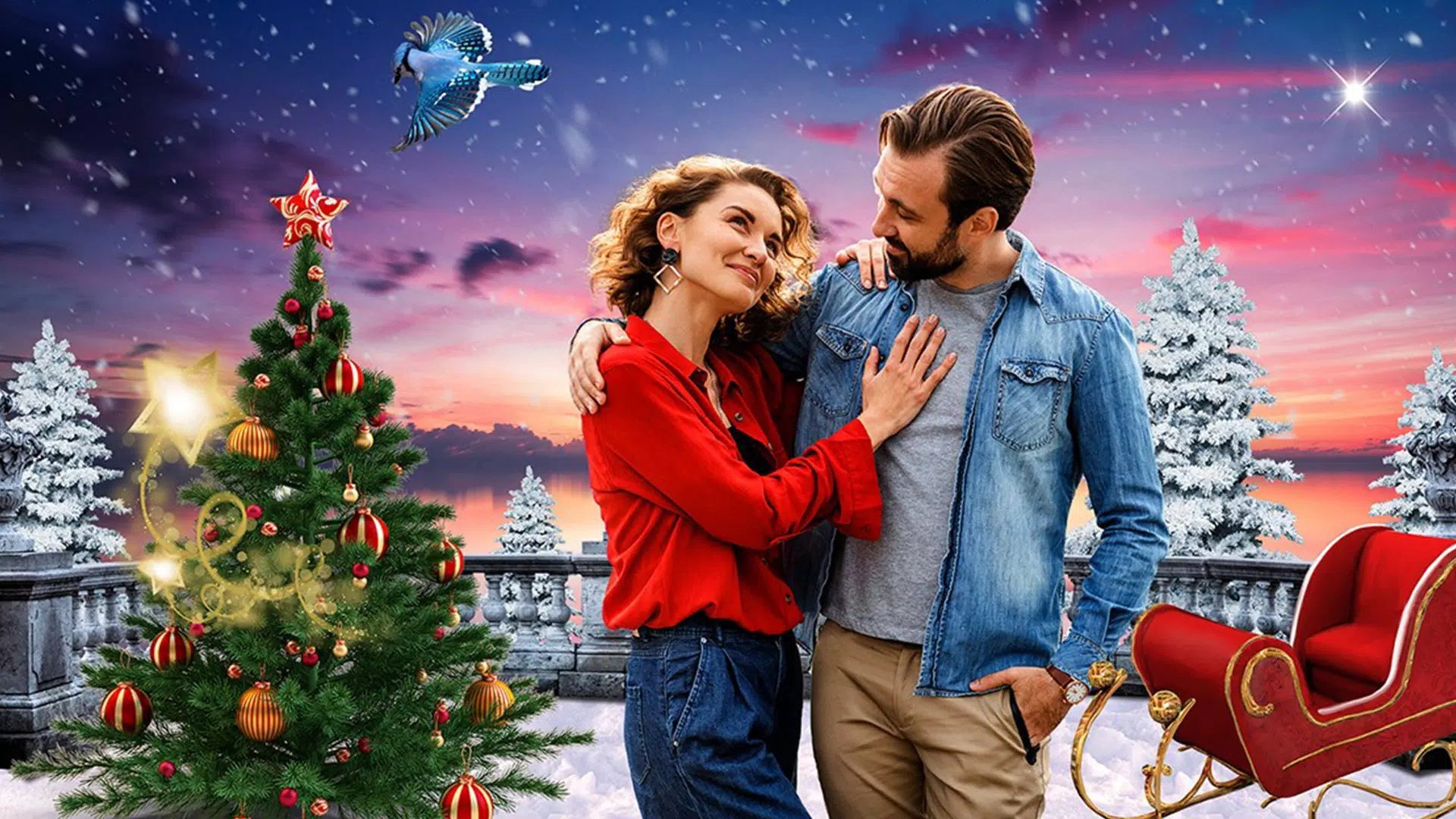 Christmas Photo Frames, Editor ภาพหน้าจอ 0