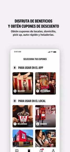 KFC APP - Ec, Co, Cl, Ar y Ve Tangkapan skrin 2