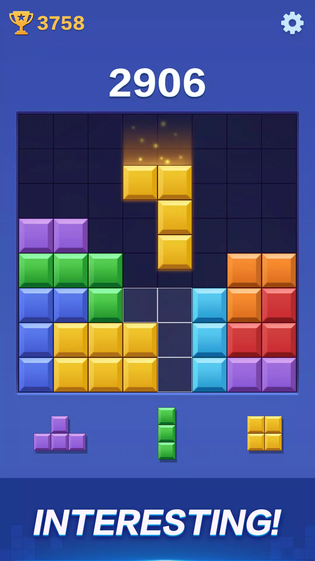 Block Rush - Block Puzzle Game Schermafbeelding 1