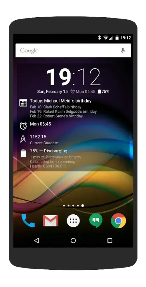 Chronus Information Widgets ภาพหน้าจอ 3