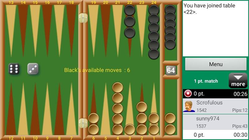 Backgammon Club स्क्रीनशॉट 1