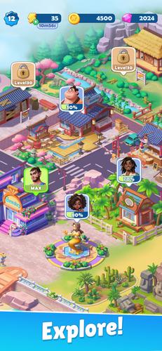 Food and Travel: Merge Game应用截图第2张
