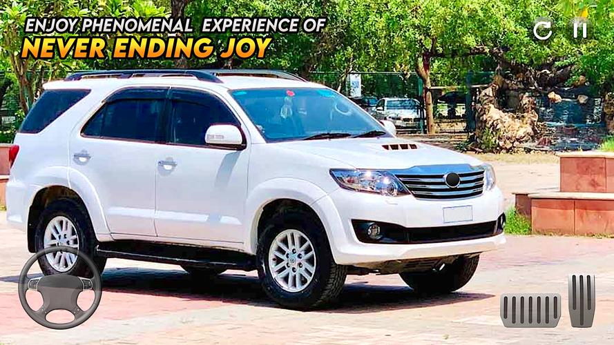 Fortuner Car Simulator Game 3D Tangkapan skrin 0