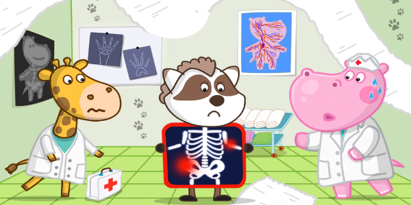 Hippo doctor: Kids hospital Zrzut ekranu 0