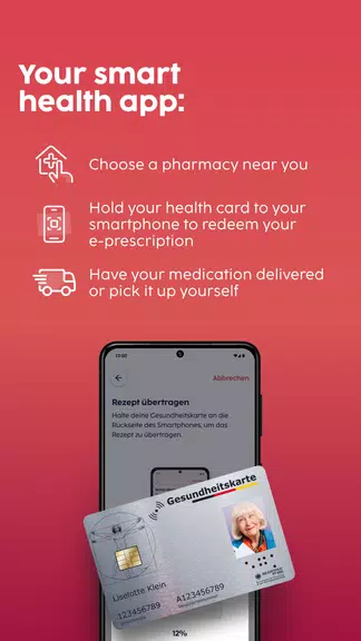 gesund.de - E-Prescription App ဖန်သားပြင်ဓာတ်ပုံ 1
